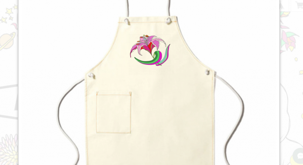 Pink Lily 　キャンバスエプロン