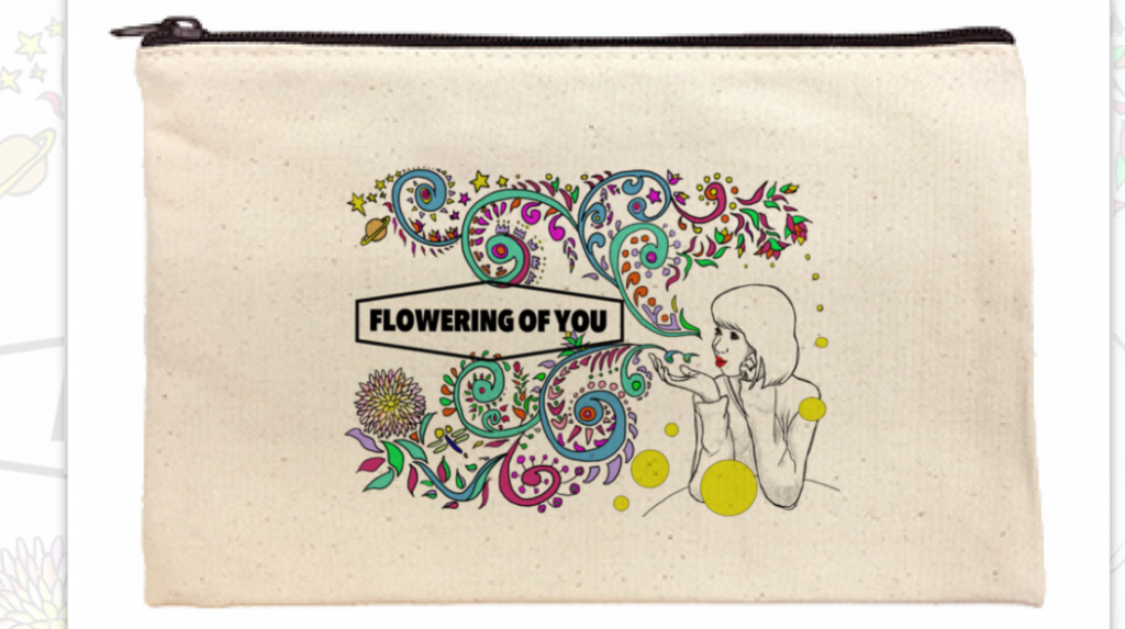 lowering of you 　キャンバスフラットポーチ 